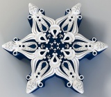 ''Снежинка 2'', 2D, форма силиконовая, 1 шт 
