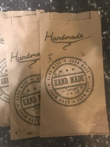 Крафт-пакет бумажный ''Hand Made'' номер 3, размер 21*11 см 